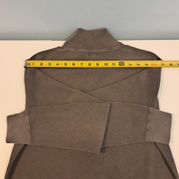 J. Crew Men's Textured Small Quarter Zip Mock Neck Pullover Style #H6956 - Picture 16 of 16